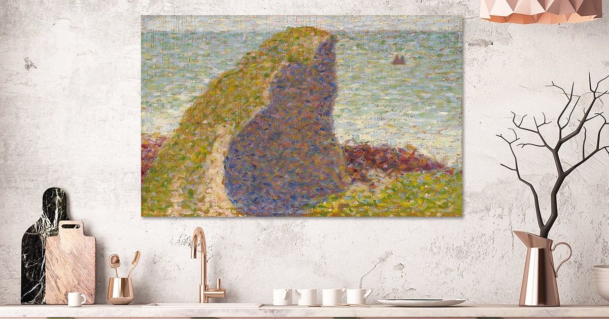 Le travail des paysans de Georges Seurat - Reproduction